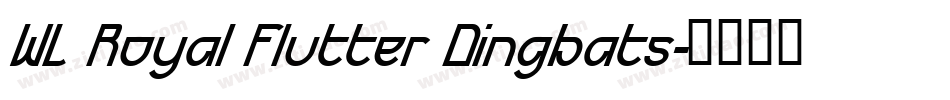 WL Royal Flutter Dingbats字体转换